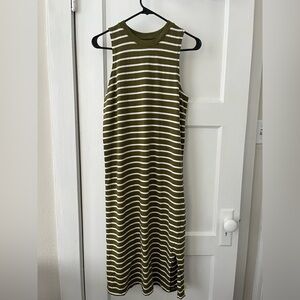 Madewell Striped Midi Dress